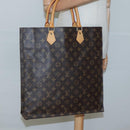 LOUIS VUITTON Monogram Sac Plat Hand Bag M51140 LV Auth am8175-19