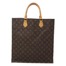 LOUIS VUITTON Monogram Sac Plat Hand Bag M51140 LV Auth am8175-2
