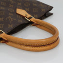 LOUIS VUITTON Monogram Sac Plat Hand Bag M51140 LV Auth am8175-7