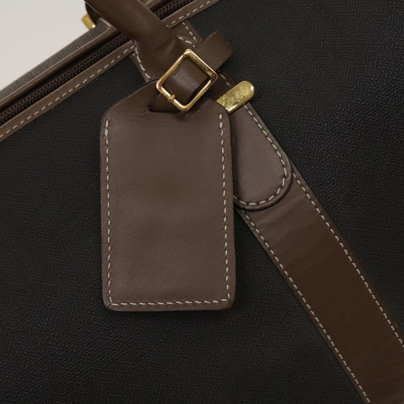 Dunhill Boston Bag PVC Brown Auth am8180