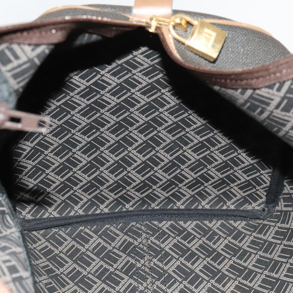 Dunhill Boston Bag PVC Brown Auth am8180