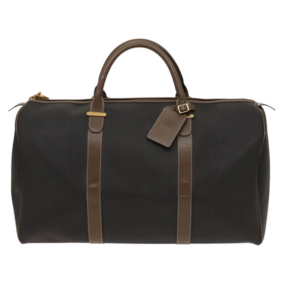 Dunhill Boston Bag PVC Brown Auth am8180