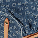 LOUIS VUITTON Monogram Denim XL Umhängetasche Blau M95515 LV Auth am8184SM-15