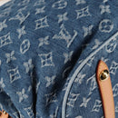 LOUIS VUITTON Monogram Denim XL Umhängetasche Blau M95515 LV Auth am8184SM-16