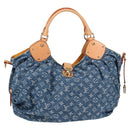 LOUIS VUITTON Monogram Denim XL Shoulder Bag Blue M95515 LV Auth am8184SM-13