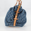 LOUIS VUITTON Monogram Denim XL Shoulder Bag Blue M95515 LV Auth am8184SM-4