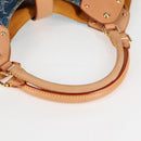LOUIS VUITTON Monogram Denim XL Umhängetasche Blau M95515 LV Auth am8184SM-7