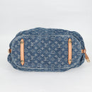 LOUIS VUITTON Monogram Denim XL Umhängetasche Blau M95515 LV Auth am8184SM-5