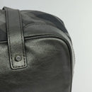BURBERRY Tote Bag Canvas Black Silver Auth am8188-16