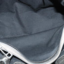BURBERRY Tote Bag Canvas Black Silver Auth am8188-10