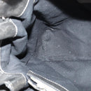 BURBERRY Tote Bag Canvas Black Silver Auth am8188-17