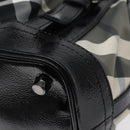 BURBERRY Nova Check Tote Bag Nylon Black Auth am8192-12