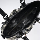 BURBERRY Nova Check Tote Bag Nylon Black Auth am8192-6