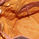 MCM Logogram Vicetos Shoulder Bag PVC Leather Brown Gold Auth am8195-18