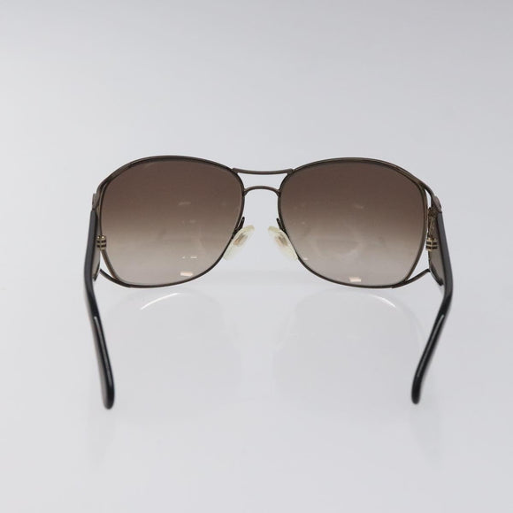 GUCCI Sunglasses plastic Brown Auth am8201