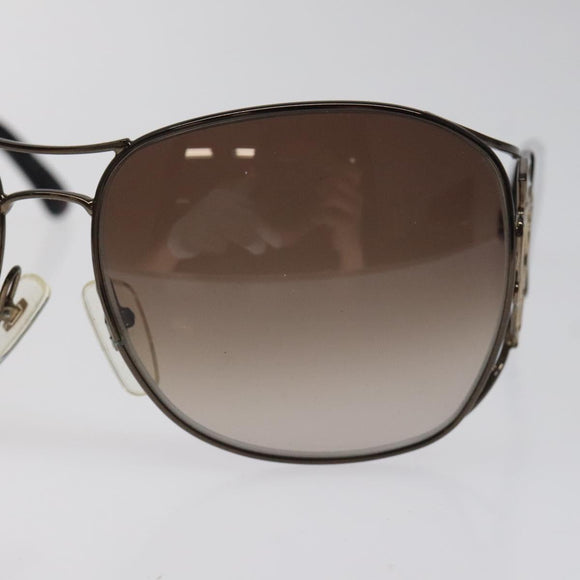GUCCI Sunglasses plastic Brown Auth am8201