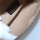 GUCCI GG Supreme Web Sherry Line Bag PVC Beige Gold 156 01 030 Auth am8209-9