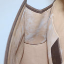 GUCCI GG Supreme Web Sherry Line Bag PVC Beige Gold 156 01 030 Auth am8209-18