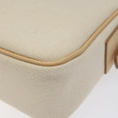 BURBERRY Shoulder Bag Canvas White Auth am8211-9