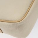 BURBERRY Shoulder Bag Canvas White Auth am8211-14