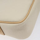 BURBERRY Shoulder Bag Canvas White Auth am8211-16