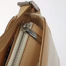 BURBERRY Shoulder Bag Canvas White Auth am8211-10