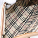BURBERRY Shoulder Bag Canvas White Auth am8211-12