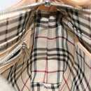 BURBERRY Shoulder Bag Canvas White Auth am8211-18