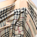 BURBERRY Shoulder Bag Canvas White Auth am8211-19