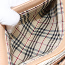 BURBERRY Shoulder Bag Canvas White Auth am8211-22