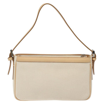 BURBERRY Shoulder Bag Canvas White Auth am8211 - 0