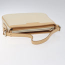 BURBERRY Shoulder Bag Canvas White Auth am8211-7