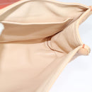 Chloe Chain Shoulder Bag Leather Beige Gold Auth am8219-18