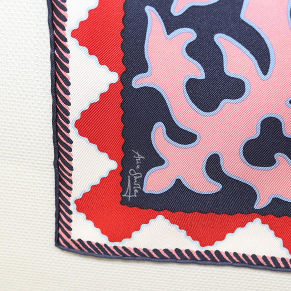 HERMES Carre 90 Scarf ""Appaloosa des Steppes"" Silk Purple Auth am8221