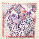 HERMES Carre 90 Scarf ""Appaloosa des Steppes"" Silk Purple Auth am8221-16