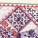 HERMES Carre 90 Scarf ""Appaloosa des Steppes"" Silk Purple Auth am8221-3