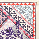 HERMES Carre 90 Scarf ""Appaloosa des Steppes"" Silk Purple Auth am8221-4