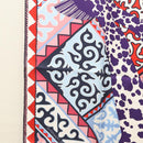 HERMES Carre 90 Scarf ""Appaloosa des Steppes"" Silk Purple Auth am8221-5