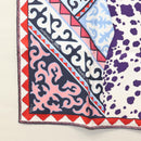 HERMES Carre 90 Scarf ""Appaloosa des Steppes"" Silk Purple Auth am8221-8