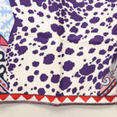 HERMES Carre 90 Scarf ""Appaloosa des Steppes"" Silk Purple Auth am8221-9