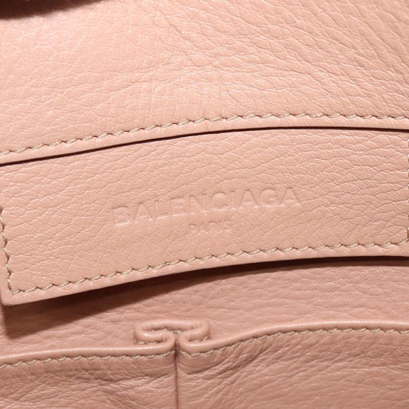 BALENCIAGA Mini Paper A4 Hand Bag Leather Pink 357330 Auth am8223V