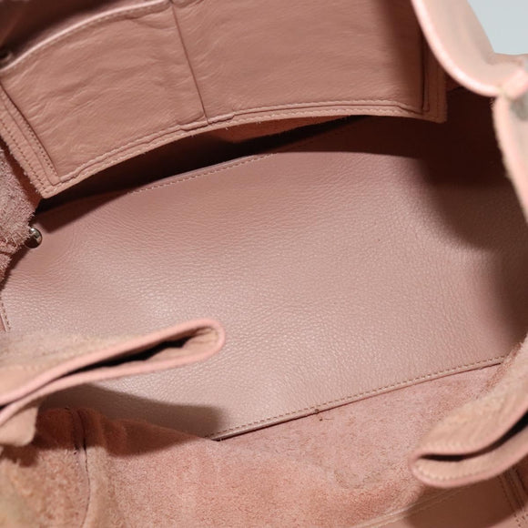 BALENCIAGA Mini Paper A4 Hand Bag Leather Pink 357330 Auth am8223V