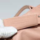 BALENCIAGA Mini Paper A4 Hand Bag Leather Pink 357330 Auth am8223V-11