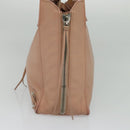 BALENCIAGA Mini Paper A4 Hand Bag Leather Pink 357330 Auth am8223V-4