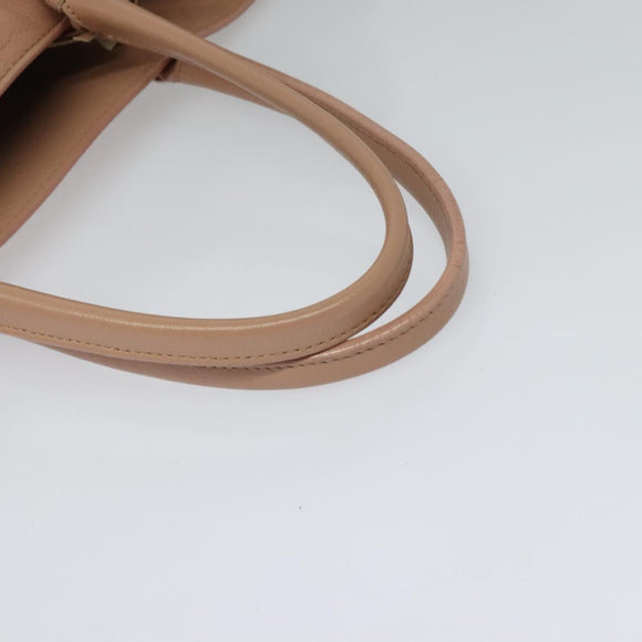 BALENCIAGA Mini Paper A4 Hand Bag Leather Pink 357330 Auth am8223V