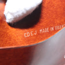 CARTIER Key Case Leather Silver Brown Auth am8224-12