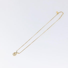 Christian Dior Necklace metal Gold Auth am8229 - 0