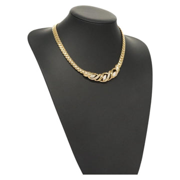 TRIFARI Necklace metal Gold Auth am8232