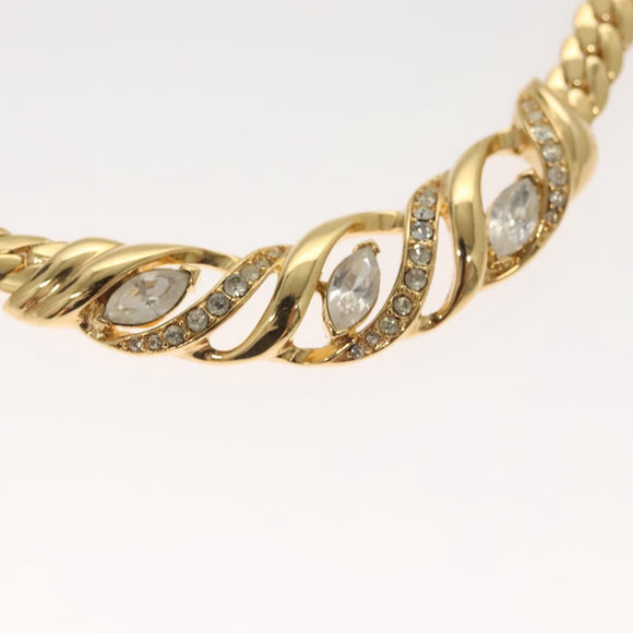 TRIFARI Necklace metal Gold Auth am8232