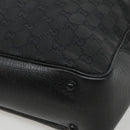 GUCCI GG Canvas Bamboo Tote Bag Black 112530 Auth am8242-14